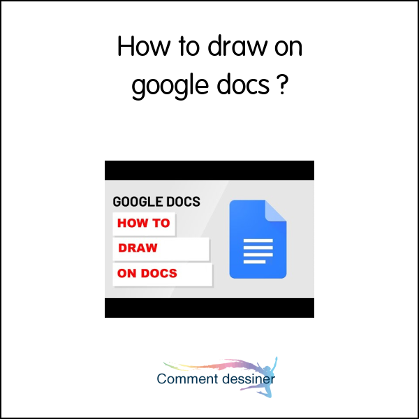 How to draw on google docs